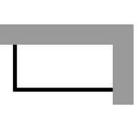 Duravit Starck Habillage baignoire simple / baignoire balnéo, angle, ST891808282,