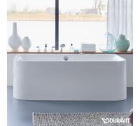 Duravit Happy D.2 Baignoire semi-îlot, avec tablier, 700318000000000,