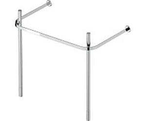 Duravit Happy D.2 console métallique 0030771000 bassin, réglable en hauteur + 5 cm, chromé