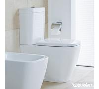 Duravit Support WC Happy D.2 sortie washdown pour 2134090000 Vario ensemble de connexion, blanc