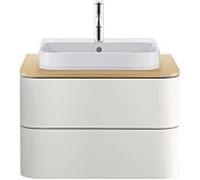 Duravit Happy D.2 lavabo 23605000001 50 x 40 cm, sol, 2000 trou de coulée, avec trop - plein, de robinetterie, blanc WonderGliss