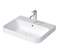 Duravit Lavabo Happy D.2 2360601360 60×46 cm la terre sans trou avec trop-plein anthracite mat