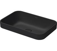 Duravit Happy D.2 lavabo 60x40 cm rectangulaire à poser anthracite 2359601300