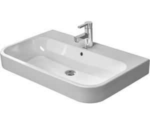 Duravit Happy D.2 lavabo 80x50.5 cm semi-circulaire de meuble blanc brillant 2318800000
