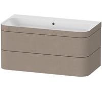 Duravit meuble sous-vasque Happy D.2 Plus HP4638N7575 97,5 x 49 cm lin sans trou 2 tiroirs