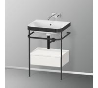 Duravit Happy D.2 Lavabo avec support, 1 tiroir, HP4740N3939, c-bonded