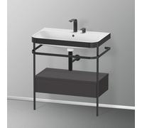 Duravit Happy D.2 Lavabo avec support, 1 tiroir, HP4742E8080, c-bonded