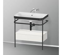 Duravit Happy D.2 Lavabo avec support, 1 tiroir, HP4742N3939, c-bonded