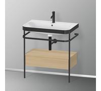 Duravit Happy D.2 Lavabo avec support, 1 tiroir, HP4742O7171, c-bonded