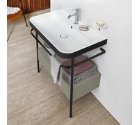 Duravit Happy D.2 Lavabo avec support, 1 tiroir, HP4742O9292, c-bonded