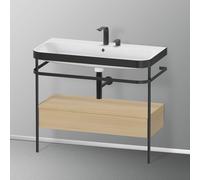 Duravit Happy D.2 Lavabo avec support, 1 tiroir, HP4743E7171, c-bonded