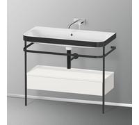 Duravit Happy D.2 Lavabo avec support, 1 tiroir, HP4743N3939, c-bonded