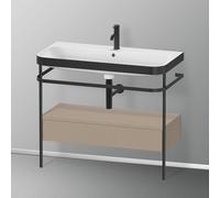 Duravit Happy D.2 Lavabo avec support, 1 tiroir, HP4743O7575, c-bonded