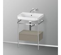 Duravit Happy D.2 Lavabo avec support, 1 tiroir, HP4840N9292, c-shaped