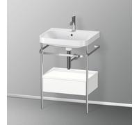 Duravit Happy D.2 Lavabo avec support, 1 tiroir, HP4840O3636, c-shaped