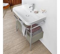 Duravit Happy D.2 Lavabo avec support, 1 tiroir, HP4842O9292, c-shaped