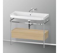 Duravit Happy D.2 Lavabo avec support, 1 tiroir, HP4843N7171, c-shaped