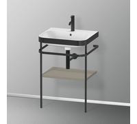 Duravit Happy D.2 Lavabo avec support, HP4735O9292, c-bonded