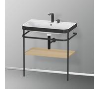 Duravit Happy D.2 Lavabo avec support, HP4737E7171, c-bonded