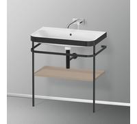 Duravit Happy D.2 Lavabo avec support, HP4737N7575, c-bonded