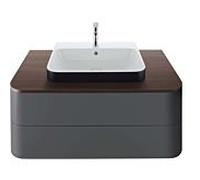 Duravit Lavabo console Happy D.2 HP031E06969 100 x 55 cm avec découpe 2000 Noyer satiné