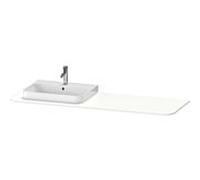 Duravit Lavabo console Happy D.2 HP031HL3636 160 x 55 cm avec découpe 2000 à gauche blanc
