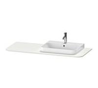 Duravit Lavabo console Happy D.2 HP031KR3939 130×55 cm, découpe 2000 à droite, Nordic blanc satinée