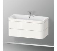 Duravit Happy D.2 Meuble avec vasque, 2 tiroirs, HP4638E2222, c-bonded