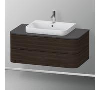 Duravit Happy D.2 Meuble bas pour plan de toilette, 2 tiroirs, HP496106969,