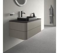 Duravit Happy D.2 Meuble bas pour plan de toilette, 2 tiroirs, HP497109292,