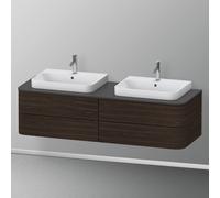 Duravit Happy D.2 Meuble bas pour plan de toilette, 4 tiroirs, HP4964B6969,