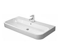 Duravit Lavabo pour meuble Happy D.2 2318100027 100 x 50,5 cm blanc 1 trou pour robinet, moulu