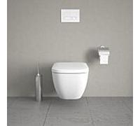 Duravit Happy D.2 WC mural 54cm, sans rebord, avec fixation cachÃ©e (Durafix), Coloris: Couleur intÃ©rieure blanche, Couleur extÃ©rieure blanche - 2222090000