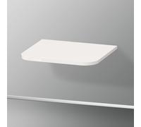 Duravit Happy D.2 plaque de recouvrement HP030002222 40,3 x 36,4 cm, pour les armoires semi-hautes, blanc haute brillance