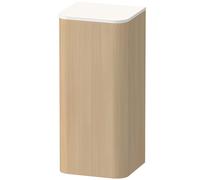 Duravit Happy D.2 Plus Armoire mi-haute HP1260, 400x360 mm, 1 porte, charniÃšres Ã gauche, Couleur (avant/corps): Placage chÃªne mÃ©diterranÃ©en en bois vÃ©ritable - HP1260L7171