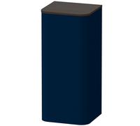Duravit Happy D.2 Plus Armoire mi-haute HP1260, 400x360 mm, 1 porte, charniÃšres Ã gauche, Couleur (avant/corps): Laque mat soyeuse bleu nuit - HP1260L9898