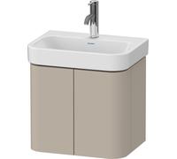Duravit Happy D.2 Plus bâti-support pour lavabo suspendu, 475x350mm, 2 portes, HP4384060600000, Couleur: Laque mate taupe soie