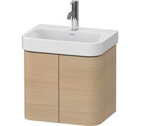 Duravit Happy D.2 Plus bâti-support pour lavabo suspendu, 475x350mm, 2 portes, HP4384071710000, Couleur: Placage chêne méditerranéen en bois véritable