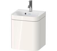 Duravit Happy D.2 Plus c-bonded Set suspendu, 400x360mm, 1 porte, charnières à gauche, 1 trou de robinetterie, HP4633O22220000, Couleur: Décor blanc brillant