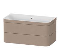 Duravit meuble sous-vasque Happy D.2 Plus HP4638N7575 97,5 x 49 cm lin sans trou 2 tiroirs