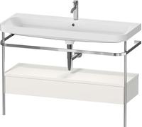 Duravit Duravit Meuble lavabo Happy D.2 Plus 117,5x49 cm, avec console, 1 tiroir, 1 robinetterie, sans miroir Quantité:1