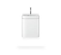 Duravit Vasque à poser Happy D.2 Plus HP4340O36360000 40x36cm 1 porte charnière gauche blanc