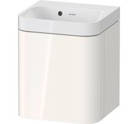 Duravit Happy D.2 Plus c-shaped Set suspendu, 400x360mm, 1 porte, charnières à gauche, sans trou pour robinetterie, HP4340N22220000, Couleur: Décor blanc brillant