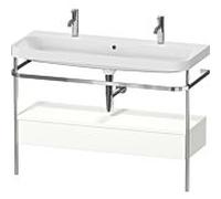 Duravit Happy D.2 Plus combinaison de vanité HP4854O36360000 117,5x49cm, avec console en métal, blanc