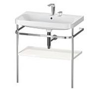 Duravit Happy D.2 Lavabo avec support, HP4837E2222, c-shaped