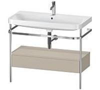 Duravit Duravit Meuble lavabo Happy D.2 Plus 97,5x49 cm, 1 trou, T avec console, 1 tiroir Quantité:1