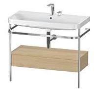 Duravit Happy D.2 Lavabo avec support, 1 tiroir, HP4843E7171, c-shaped