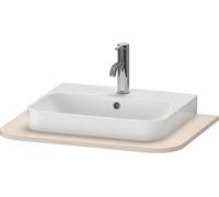 Duravit Happy D.2 Plus Console HP031B, 650x480 mm, 1 découpe, pour lavabo HP4940, HP4960, HP031B08383, Couleur: Décor taupe super mat