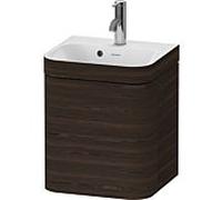 Duravit Happy D.2 Plus meuble-lavabo HP4633O69690000 40x36cm, porte 2000 , charnière à gauche, avec trou pour robinet, noyer brossé
