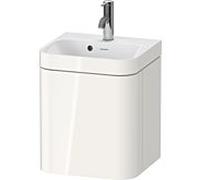 Duravit Happy D.2 Plus meuble-lavabo HP4634O22220000 40x36cm, porte 2000 , charnières à droite, avec trou pour robinet, blanc brillant